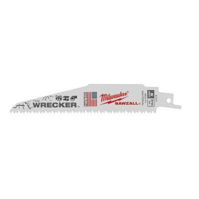 Milwaukee Tool The WRECKER Multi-Material SAWZALL Blade 6" 7/11TPI BULK 25