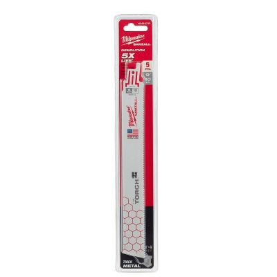 Milwaukee Tool 9" 10 TPI The Torch SAWZALL Blades (10 PK Bulk)