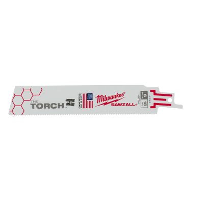 Milwaukee Tool 6" 18 TPI The Torch SAWZALL Blades (10 Pk Bulk)