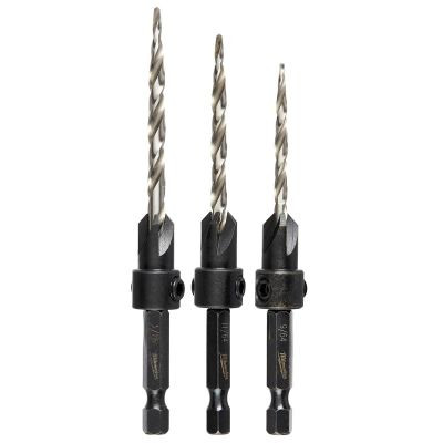 Milwaukee Tool 4 Pc Countersink Drill Bit Set