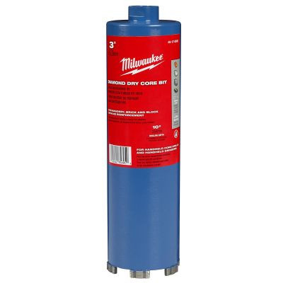 Milwaukee Tool 3" Dry Core Masonry Bit