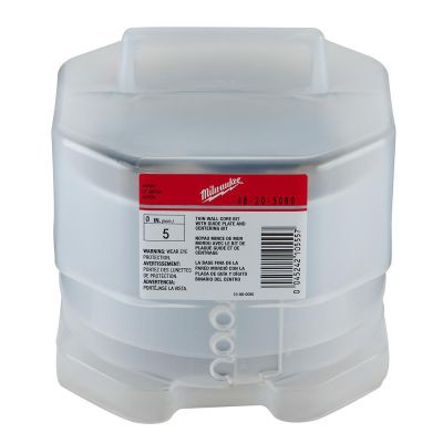 Milwaukee Tool SDS-MAX and SPLINE Thin Wall Carbide Tipped Core Bit 5"