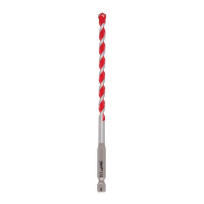 Milwaukee Tool 1/4" x 4" x 6" SHOCKWAVE Impact Duty Carbide Hammer Drill Bits - Bulk 25 PK