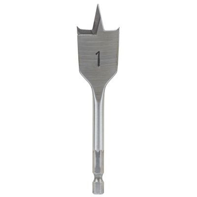 Milwaukee Tool 1" x 4.5" Flat Boring Bit