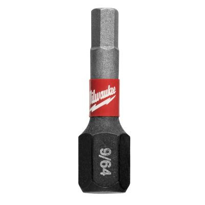 Milwaukee Tool SHOCKWAVE Impact Hex 9/64" Insert Bits (Bulk 25)