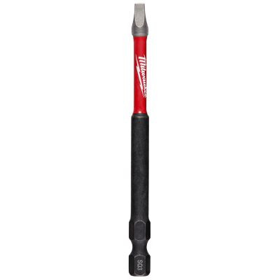 Milwaukee Tool SHOCKWAVE 3-1/2" Impact Square Recess #3 Power Bits (Bulk 25)