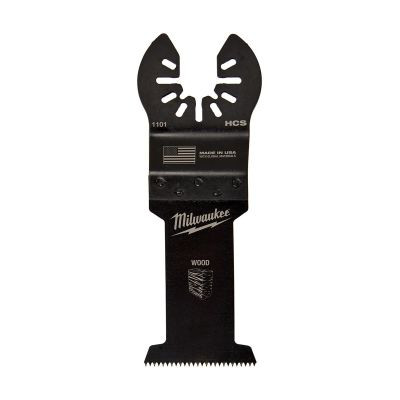 Milwaukee Tool OPEN-LOK 1-3/8" HCS Wood Multi-Tool Blade