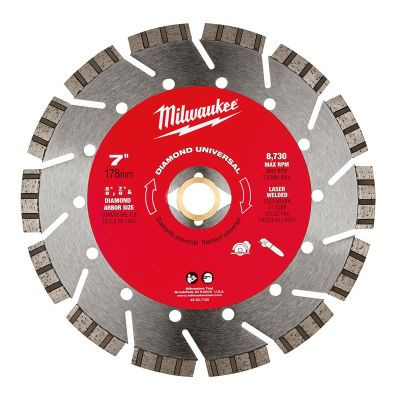 Milwaukee Tool 7" Diamond Universal segmented-turbo