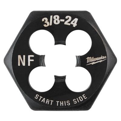 Milwaukee Tool 3/8"-24 NF 1-Inch Hex Threading Die