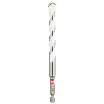 Milwaukee Tool 1/4 Inch x 10 Inch x 12 Inch SHOCKWAVE Impact Duty Carbide Multi-Material Drill Bit