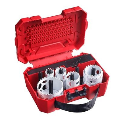 Milwaukee Tool 10 PC HOLE DOZER with Carbide Teeth Electrician Feets Hole Saw Kit