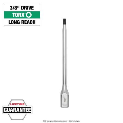 Milwaukee Tool 3/8 Inch Drive T30 Long TORX Bit Socket