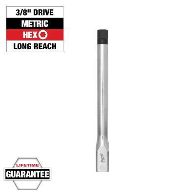 Milwaukee Tool 3/8 Inch Drive 10mm Long Hex Bit Socket