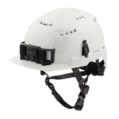 Milwaukee Tool BOLT White Front Brim Vented Safety Helmet (USA) - Type 2, Class C