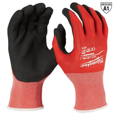 Milwaukee Tool Cut Level 1 Coated Nitrile Dipped Gloves - S