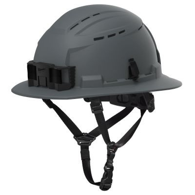 Milwaukee Tool BOLT Gray Full Brim Vented Safety Helmet - Type 2, Class C
