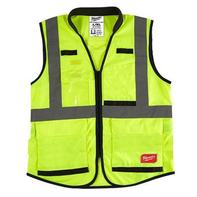 Milwaukee Tool Class 2 High Visibility Yellow Performance Safety Vest - 4XL/5XL (CSA)