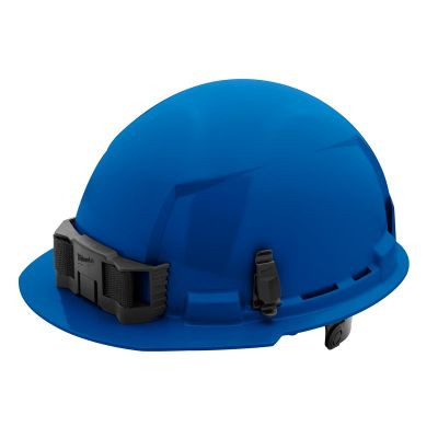 Milwaukee Tool BOLT Blue Front Brim Hard Hat w/6pt Ratcheting Suspension (USA) - Type 1, Class E