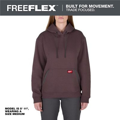 Milwaukee Tool Women's FREEFLEX Pullover Hoodie- Purple - 2X