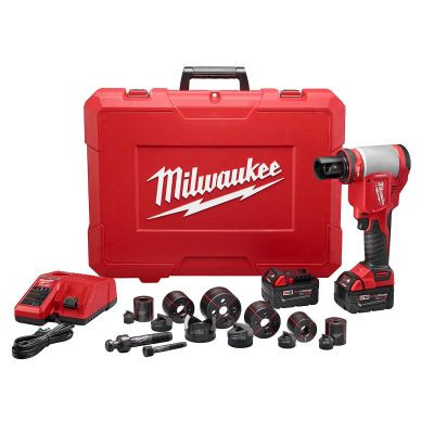Milwaukee Tool M18 FORCE LOGIC 10T Knockout Tool 1/2" - 2" Kit