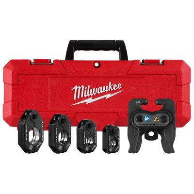 Milwaukee Tool 1/2 Inch - 1-1/4 Inch CTS-V Pivoting Press Ring Kit for M12 FORCE LOGIC Press Tool