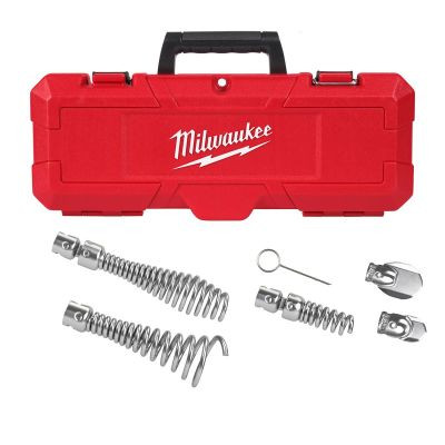 Milwaukee Tool 1-1/4" - 2" Head Attachment Kit for Milwaukee® 5/8" Sectional Cable