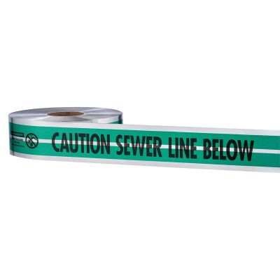 Milwaukee Tool 3X1000 Green Sewer Line 5Mil D-Tape 1Rl