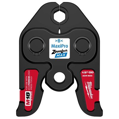 Milwaukee Tool 1/2 Inch ZoomLock® MAX Press Jaw for M18 FORCE LOGIC Press Tools