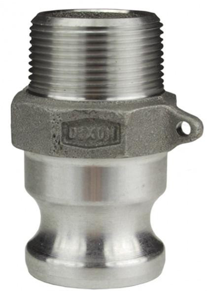 2-1/2" Aluminum Cam & Groove Type F Adapter x Male NPT