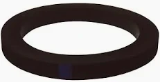 2-1/2" Cam & Groove Gasket Black Buna-N Nitrile Rubber