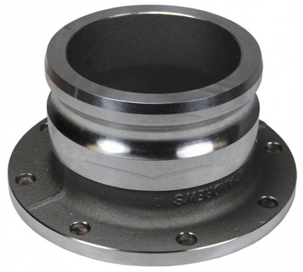 4" Cam & Groove Adapter x TTMA Flange Aluminum