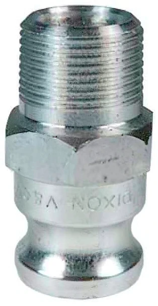 4" Type F Aluminum Cam & Groove Adapter x Male NPT