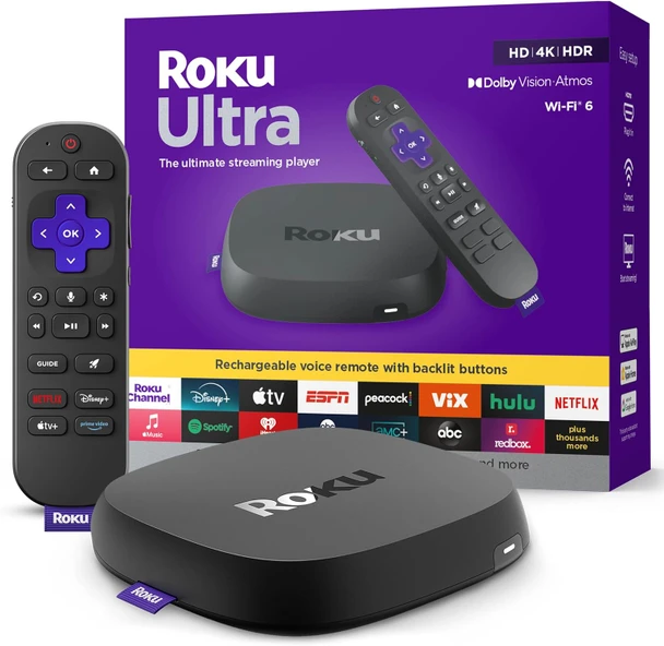 Roku Ultra 4K Streaming Media Player
