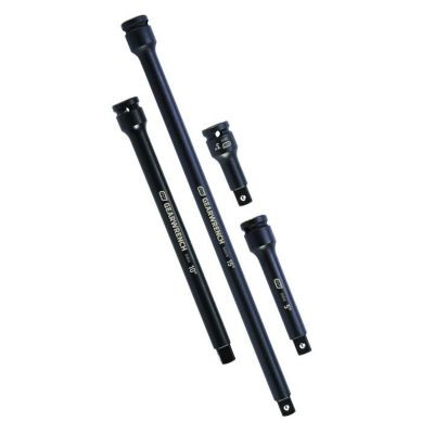 GearWrench 4 Piece 1/2 Inch Drive Impact Extension Set 3 Inch, 5 Inch, 10 Inch & 15 Inch