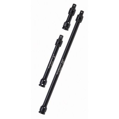 GearWrench 3 Piece 3/8 Inch Drive Impact Locking Extension Set 3 Inch, 6 Inch & 12 Inch