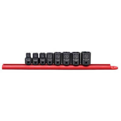 GearWrench 8 Piece 3/8 Inch Drive 6 Point Standard Impact SAE Socket Set