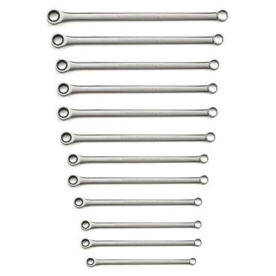GearWrench 12 Piece 72-Tooth 12 Point XL GearBox Double Box Ratcheting Metric Wrench Set