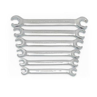 GearWrench 6 Piece Flare Nut Metric Wrench Set