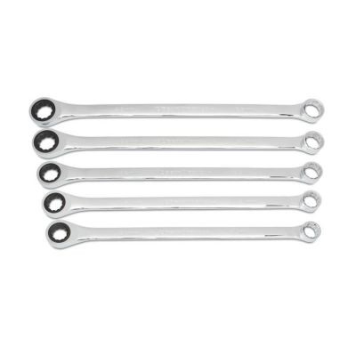 GearWrench 5 Piece 72-Tooth 12 Point XL GearBox Double Box Ratcheting Metric Wrench Add-On Set