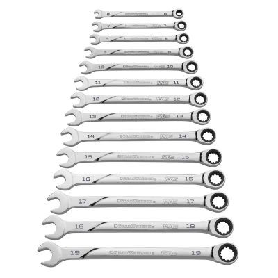 GearWrench 14 Piece 120XP Universal Spline XL Ratcheting Combination Metric Wrench Set