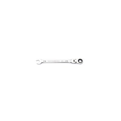 GearWrench 7/16 Inch 90-Tooth 12 Point Flex Head Ratcheting Combination Wrench