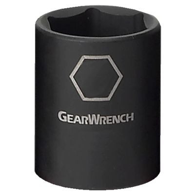 GearWrench 3/8 Inch Drive 6 Point Standard Impact Metric Socket 14mm