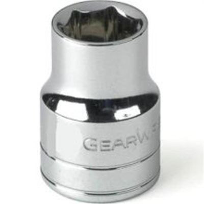 GearWrench 3/8 Inch Drive 6 Point Standard SAE Socket 1/4 Inch