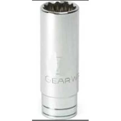 GearWrench 1/2 Inch Drive 12 Point Deep SAE Socket 1/2 Inch