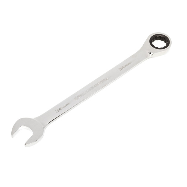 GearWrench 34mm 72-Tooth 12 Point Ratcheting Combination Wrench - 9134D