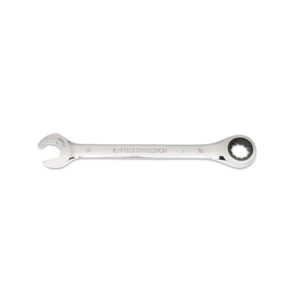 GearWrench 16mm 72-Tooth 12 Point Open End Ratcheting Combination Wrench - 85516