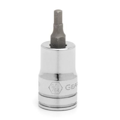 GearWrench 3/8 Inch Drive Hex Bit SAE Socket 9/64 Inch