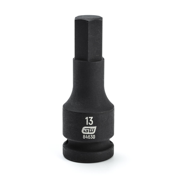 GearWrench 1/2 Inch Drive Hex Bit Impact Metric Socket 13mm - 84630