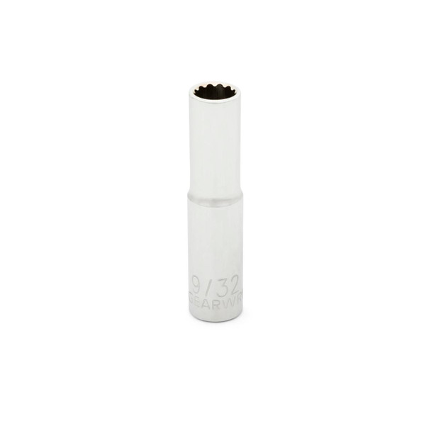 GearWrench 1/4 Inch Drive 12 Point Deep SAE Socket 9/32 Inch - 80223D