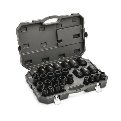 GearWrench 3/4 Inch Drive 6 Point SAE Impact Socket Set - 29 piece